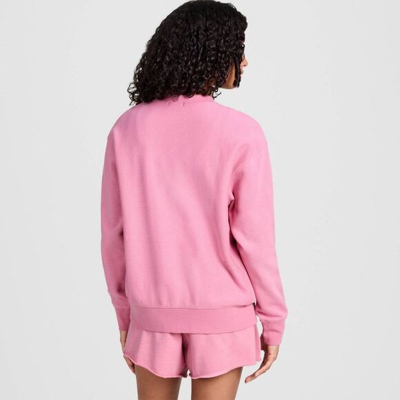 Champion - Women's Fleece Pullover Sweatshirt - Pink Pink - Picture 2 of 4